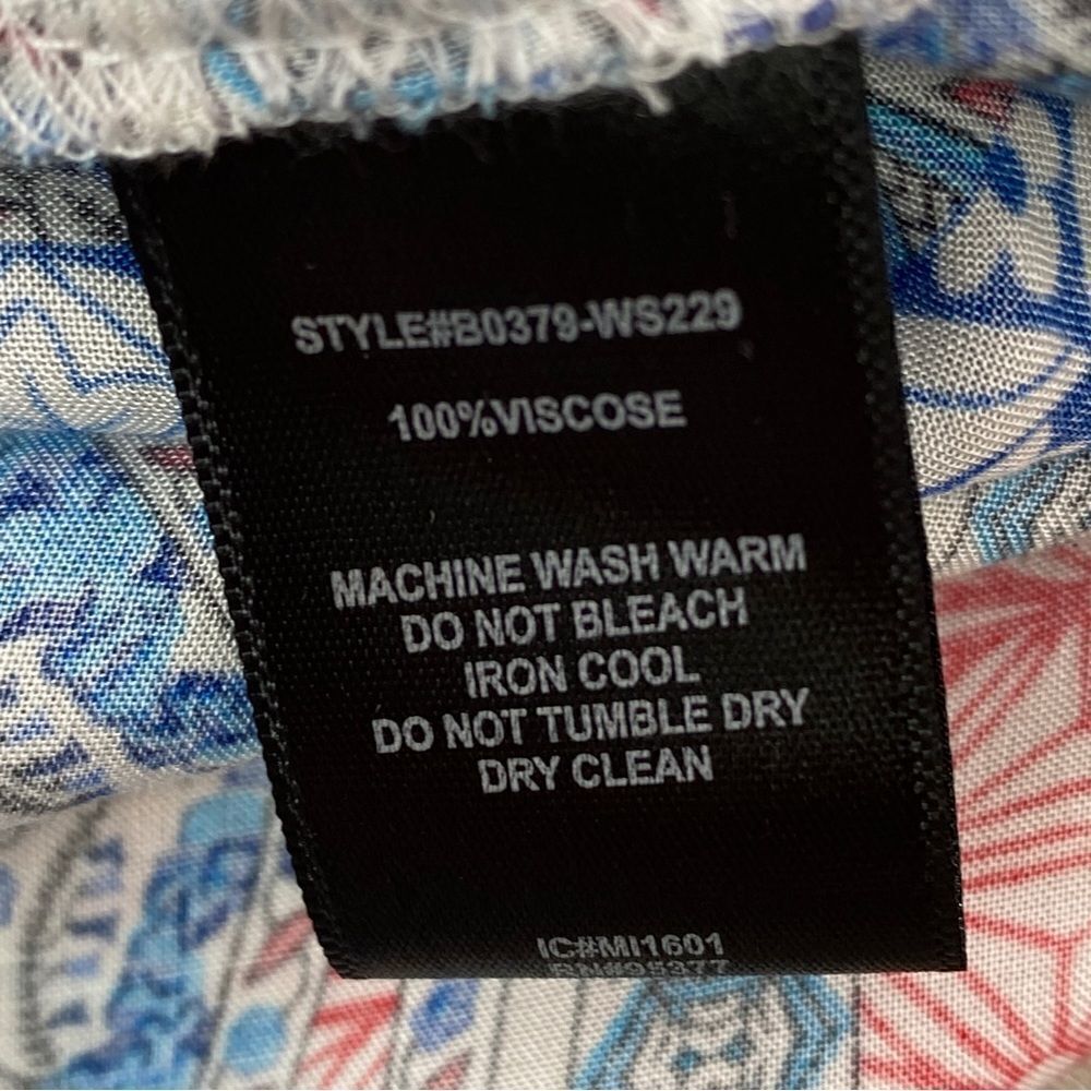 Sanctuary Multi Patchwork Print Button Front‎ Blo… - image 10